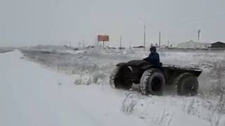 Испытание вездехода ЗИС-5 в Якутии