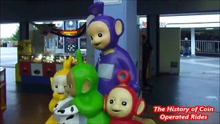 1990s Coin Operated Roundabout Kiddie Ride - Teletubbies Tubbytronic Super Dome