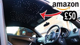 INSTALLING ROLLS ROYCE STAR LIGHTS ON MY AUDI TT * £50 AMAZON MOD *