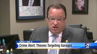 Thieves Targeting Garages