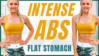 INTENSE ABS - FLAT TUMMY at home 10 minute workout