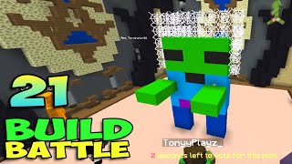 ч.21 Build Battle с Вебкой - Зомби и Крипер