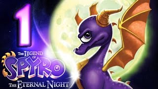 The Legend of Spyro: The Eternal Night Walkthrough Part 1 (Wii, PS2) 100% Intro + Fire Dream