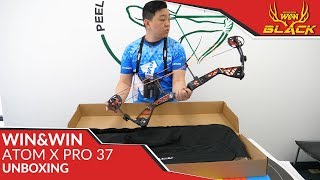 Win & Win Atom X Pro 37 target compound bow unboxing.