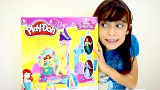 PLAY DOH  PALÁCIO REAL ★ Massinha da Ariel, Cinderela e Rapunzel ★ Review de brinquedos