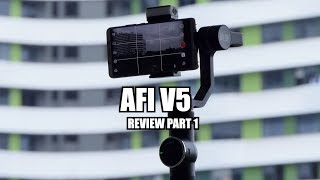 AFI V5 Smartphone Stabilizer Review Part 1 - Works with Androids