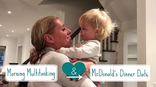 Morning Multitasking & McDonald's Dinner Date | Cat & Nat Vlog 12
