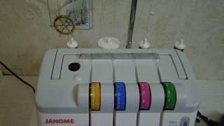 Видеообзор оверлока JANOME MyLock 784 Часть 1