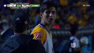 PRIMER TIEMPO TIGRES VS AMERICA DANDO UN BAILE EL TIGRE!!! VUELTA SABADO 2 DE DICIEMBRE 2017
