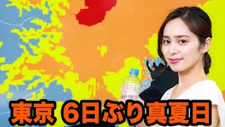 東京は6日ぶりの真夏日　熱中症レーダーで暑さの確認を