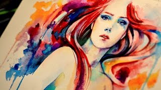 【WATERCOLOR / AIRBRUSH SPEEDPAINT】 The Last Dance