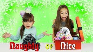 NAUGHTY OR NICE CHRISTMAS SWITCH UP CHALLENGE - Best Toys Edition | Emily and Evelyn