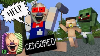 Monster School : BABY ICE SCREAM CHALLENGE - Minecraft Animation