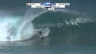 Score Comparison: Yadin Nicol Vs. Mick Fanning