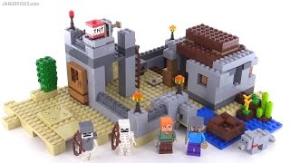 LEGO Minecraft The Desert Outpost review! set 21121