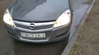 Opel Astra H 1.3 CDTI 2009г окончание автозапуск двигателя с брелка 433 мгц remote control HD