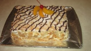 PASTEL MIL HOJAS "PASTEL DE HOJALDRE" - REPOSTERIA aleliamada.