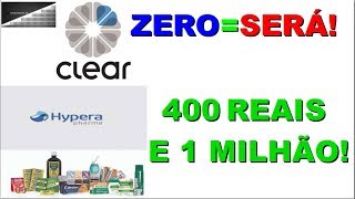 CLEAR ZERO?  HYPE3 - HYPERA PHARMA, MILIONÁRIO COM 400 REAIS