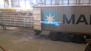 Loading container in Faststeel for Mozambique