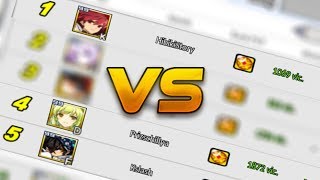 [Elsword INT] Herrscher PVP with TOP 1 vs other TOP party ~ STAR rank 3vs3