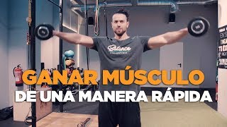 ¿COMO GANAR MÚSCULO PARA EL VERANO RÁPIDAMENTE? | Curro Hernández