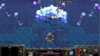 Warcraft III - Wanderers of Sorceria Mod: Dalles Boss Battle
