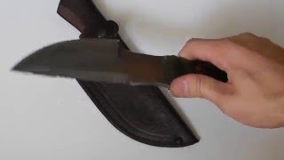 Нож из фильма Загнанный ,из кованой стали Knife from the movie Hunted ,forged steel