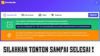 INI ALASAN GK BISA WD AKUN FREE DI btconline.io