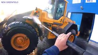 VOLVO L120F мойка погрузчика