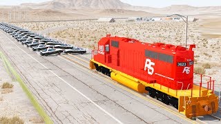 BEAMNG DRIVE - CRAZY TRAIN RAMPAGE!