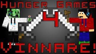 Minecraft - Hunger Games - VINNARE 4! (Svenska)