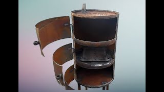 Крутая самоделка из 200 ЛИТРОВОЙ БОЧКИ / Советую сделать и себе эту простую конструкцию!