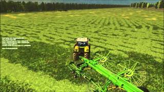 LS 15 Gras  Schwaden   auf der Bassumer Land Map  2016