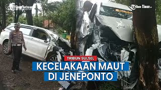 Kecelakaan Mobil vs Motor di Jeneponto, Satu Orang Meninggal