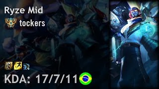 Ryze Mid vs Cassiopeia - tockers - BR Challenger Patch 7.8