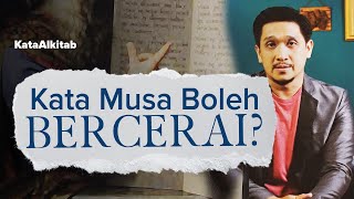 #KataAlkitab - Pasangan Berzinah, Boleh Bercerai? Surat Cerai Pertama Bangsa Israel