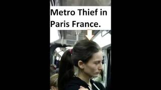 Member of the Metro Thief in Paris France