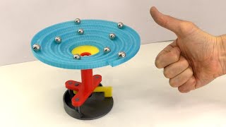 ???? Вечный фонтан на 3D принтере почти... Marble Machine Gauss accelerator ガウス加速器