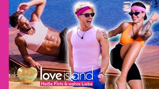 Sexy Workout: "Melissa hat einen Hüftschwung wie eine ?" | Love Island - Staffel 3