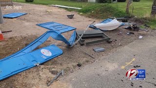 Explosive devices detonated in porta potties; RI fire marshal investigating