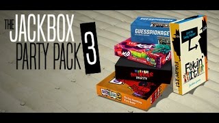 Jackbox Party Pack 3 (Tee K.O., Guesspionage, Trivia Murder Party, & Quiplash 2)