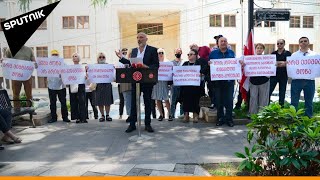 „შევცვალოთ მონის კოდექსი შრომის კოდექსით“: აქცია პარლამენტთან - ვიდეო