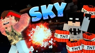 GAMERSTIME SPRENGT MEINE GANZE INSEL & MEIN HAUS ?? | MINECRAFT SKY