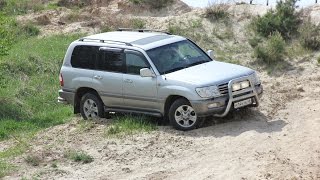 Toyota Land Cruiser 100 4.7 еду где хочу! Тест драйв по сыпучему песку. Hard test drive off-road