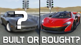 BUILT OR BOUGHT!? || Mclaren P1 VS ??? || Forza 6