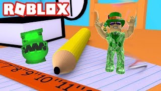 ПОБЕГ из Плохой ШКОЛЫ и Учитель Роблокс! SHRUNKEN SCHOOL ESCAPE!
