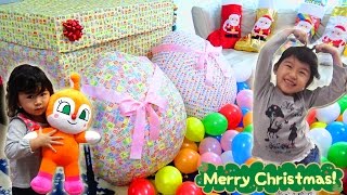 クリスマスプレゼント開けたよ♡サンタさんありがとう！！It opened Christmas gifts サプライズエッグ Surprise Egg himawari-CH