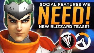 Overwatch: Blizzard Tease Factions!? - New Social Features We NEED