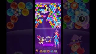 Bubble Witch 3 Saga Level 1323 ~ No BOOSTERS No CHARMS No CATS