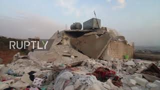Syria: Debris lies strewn around site of US-led raid targetting IS leader​
